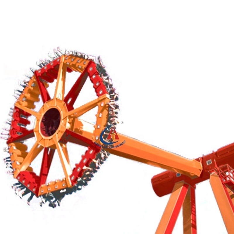 23 seats 360 degree carnival thrill spinning amusement park rides big swing hammer rotating pendulum ride