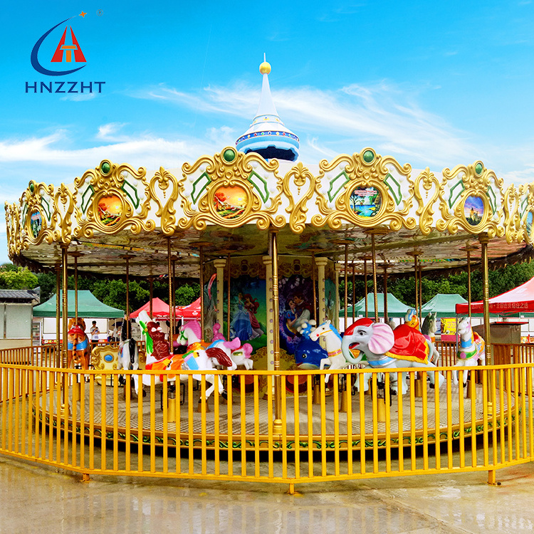 Amusement Ride 24 Seats Carousel Horse Merry Go Round Carousel