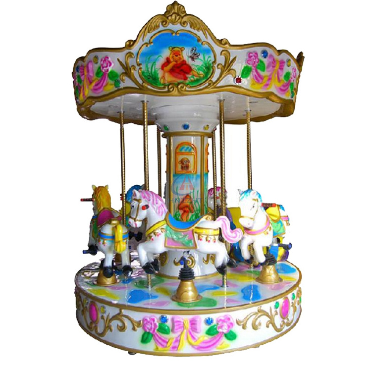 Zhengzhou Hangtian kids carousel ride/ mini carousel merry go round for sale