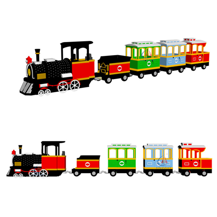 promotion Earn Money Import from China Amusement park games tourist road train trackless train for sale