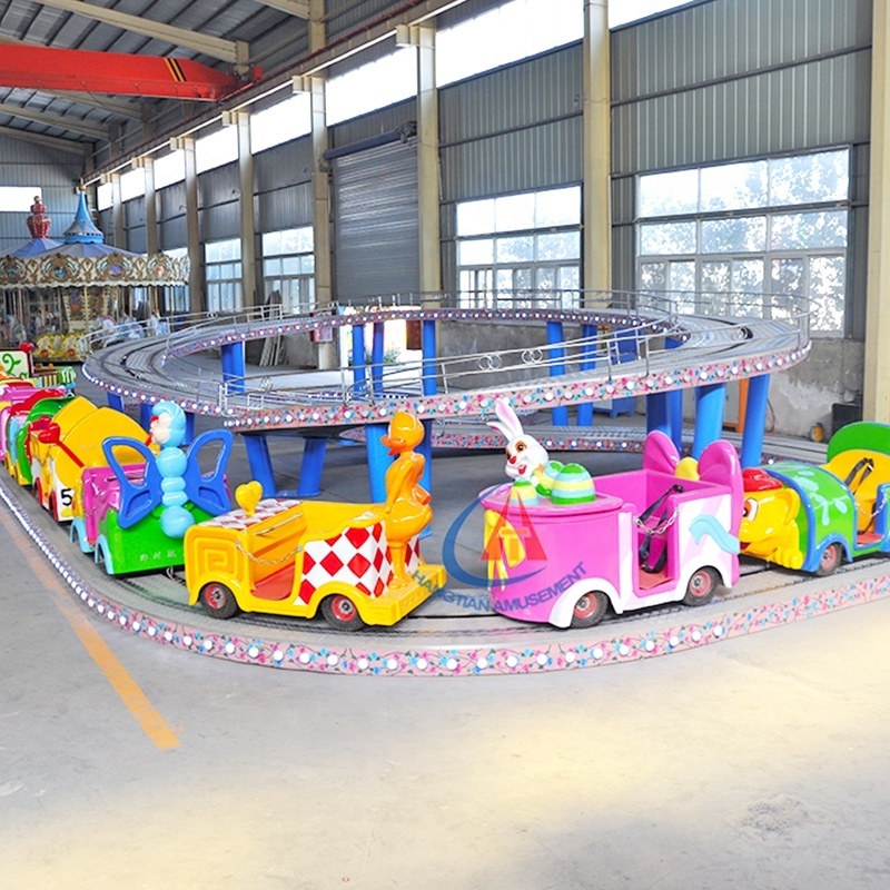 Good price! China Popular Children Amusements Park Electric Kids Ride Mini Shuttle Train Rides for sale