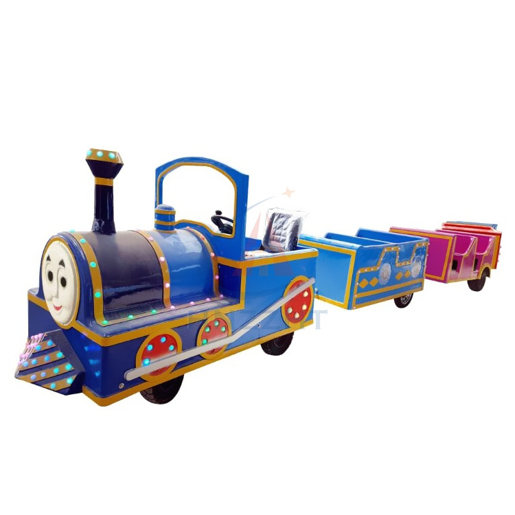 Amusement park rides electric tourist trackless train for sale