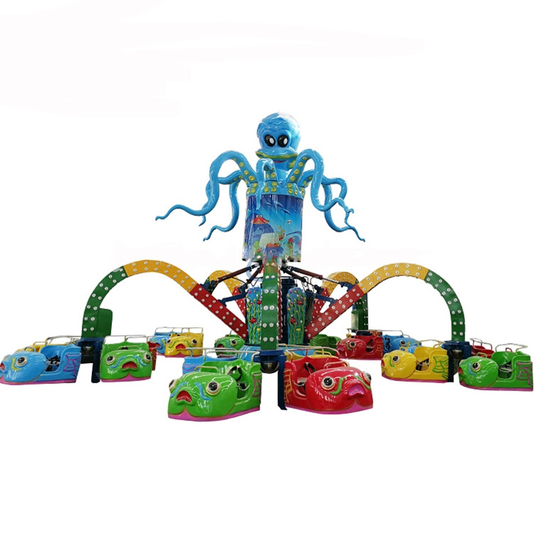 Happy octopus! factory supplier direct sell amusement rides rotary kiddie ride for sale