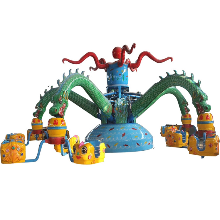 Happy octopus! factory supplier direct sell amusement rides rotary kiddie ride for sale