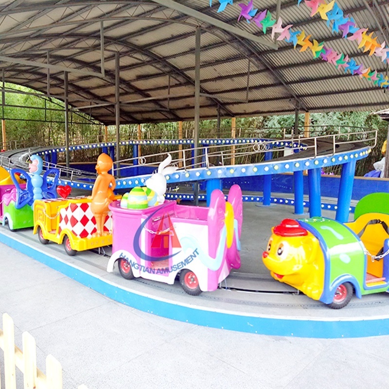 Good price! China Popular Children Amusements Park Electric Kids Ride Mini Shuttle Train Rides for sale