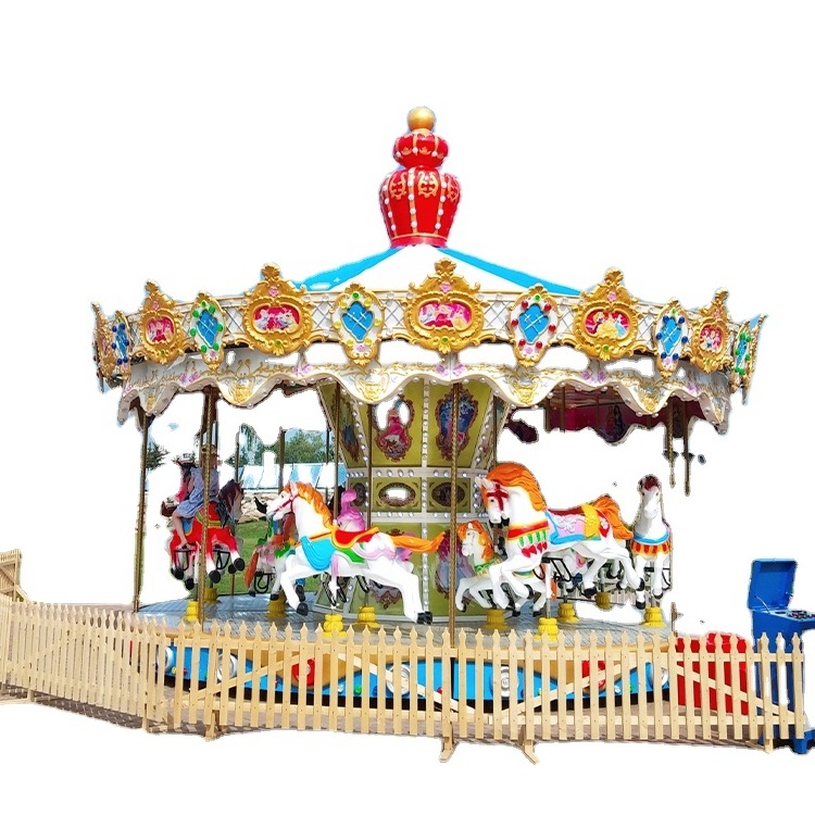 Attractive China manufacture high quality Best Selling Rides Carousel Amusement Park Used Merry Go Round For Sale