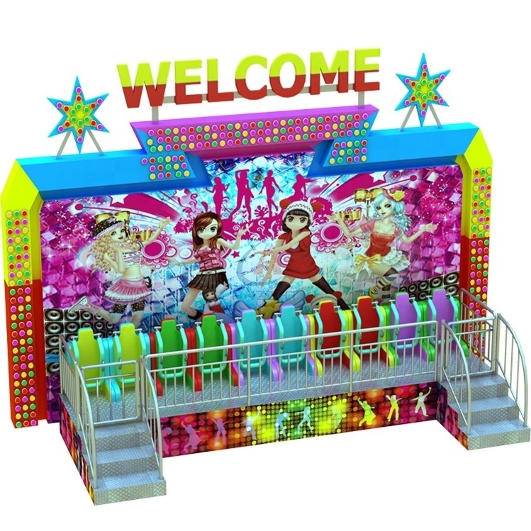 Carnival Game machine Trailer Amusement Ride Crazy Wave Portable Mini Miami Rides for sale