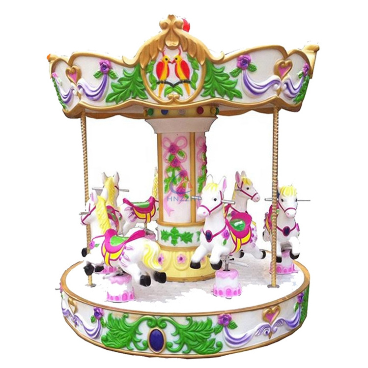 Zhengzhou Hangtian kids carousel ride/ mini carousel merry go round for sale