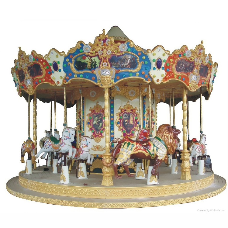 Attractive China manufacture high quality Best Selling Rides Carousel Amusement Park Used Merry Go Round For Sale