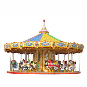 Amusement Ride 24 Seats Carousel Horse Merry Go Round Carousel