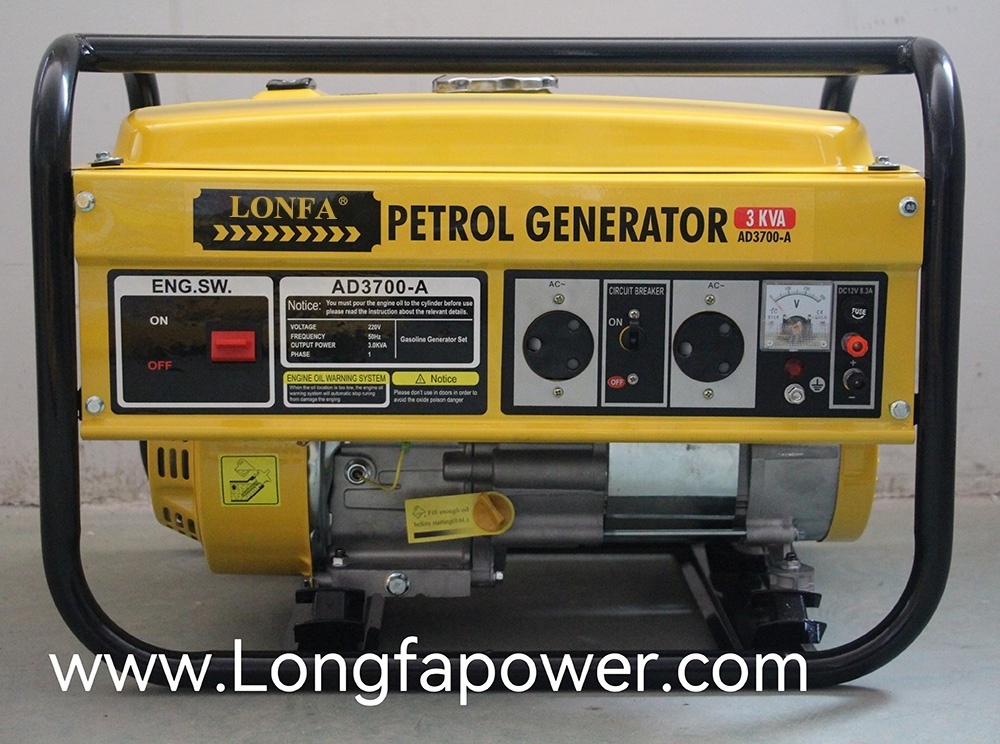 Hot sale Portable Manual Start 1kw 1 kva 1.2kva 3 kv 3kva 7kw 7kv Home Use Petrol Generator by Gasoline Engine with CE Soncap