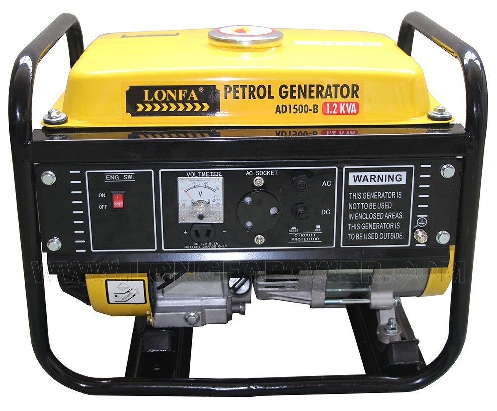 Hot sale Portable Manual Start 1kw 1 kva 1.2kva 3 kv 3kva 7kw 7kv Home Use Petrol Generator by Gasoline Engine with CE Soncap