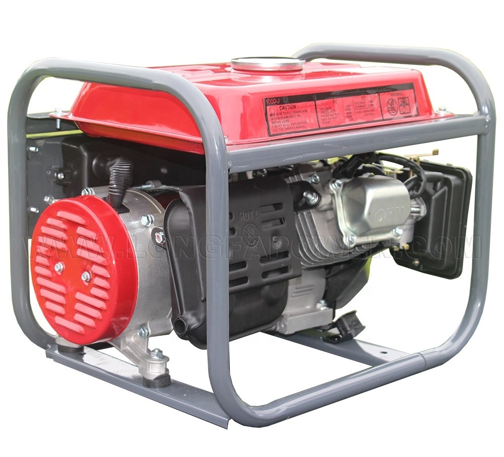 Potere Single Phase Generadores a Gasolina 800W 900W 0.8 Kw 1kw 1 Kw 1 kVA 1000 W 220V Dynamo Generating Electricity Generator