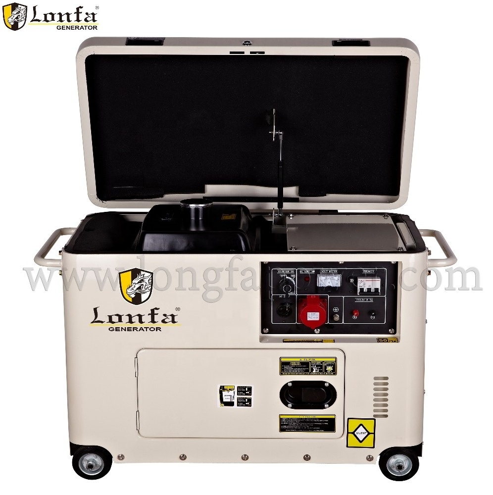 High Quality Portable 5kw 5kva 5000w 6kw 6kva 6000w Silent Soundproof Diesel Generator Set