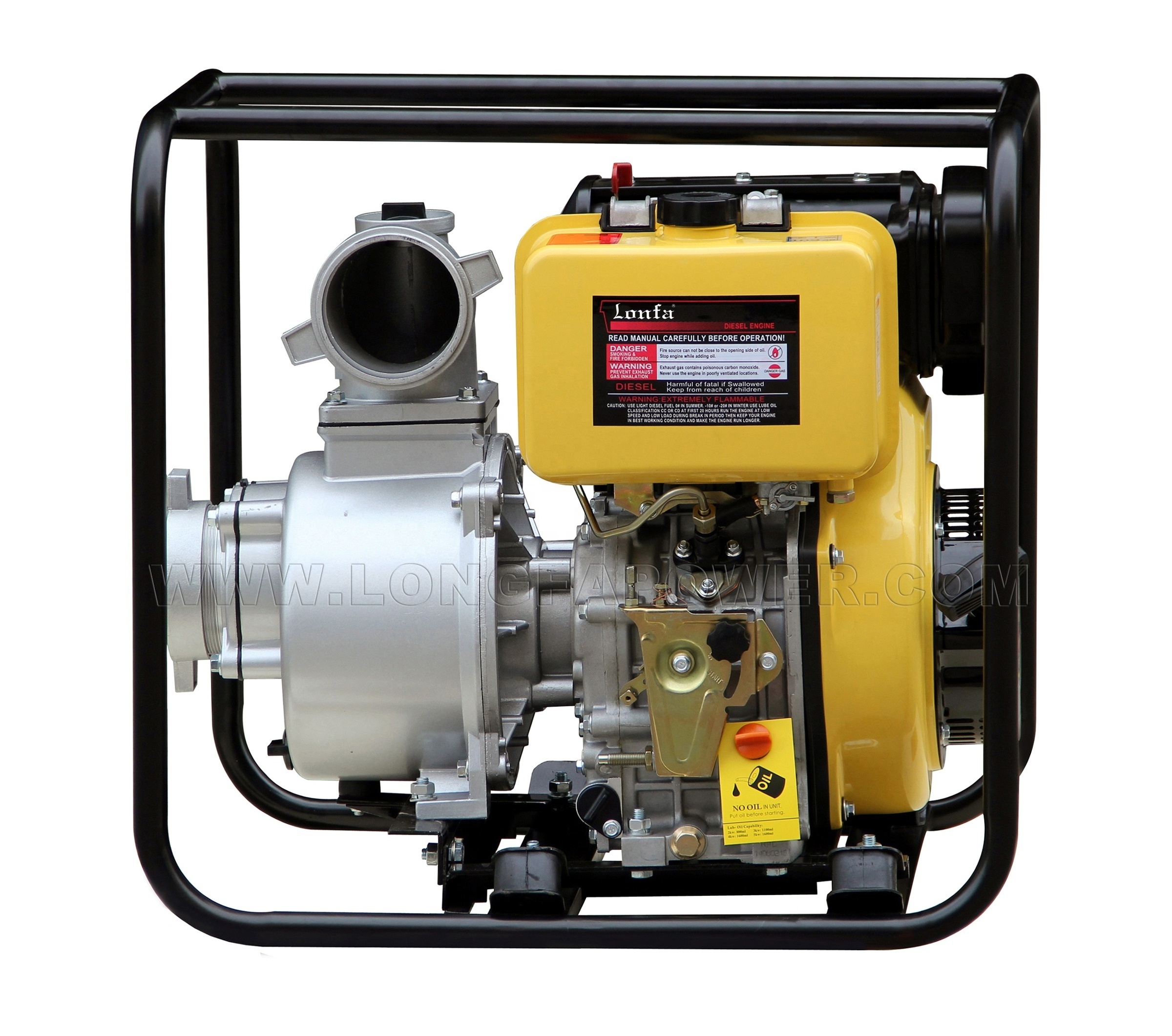 2inch 3inch 4inch 6inch 4'' Electric Start 9HP 10HP 12HP 13HP 15HP High Pressure Cast Iron Diesel Engine Water Pump for Zimbabwe