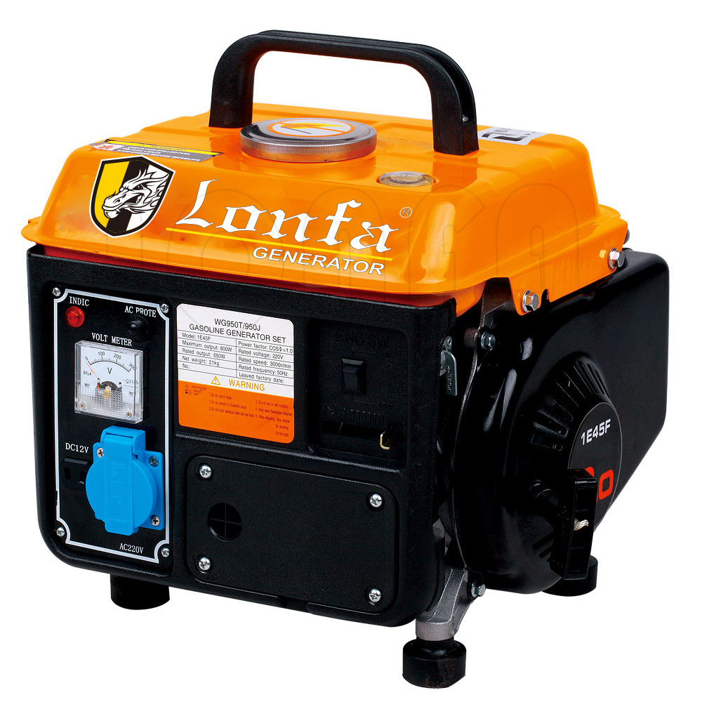 Compact Mini Portable Power 950 Petrol Generator 750 Watt 750W 0.75kva