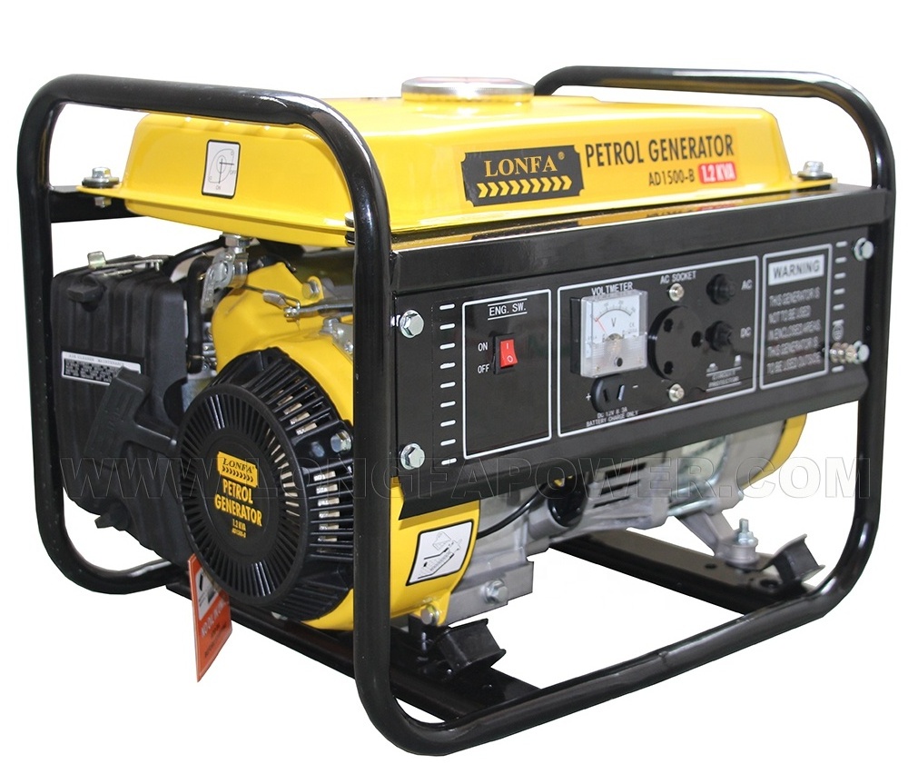 Hot sale Portable Manual Start 1kw 1 kva 1.2kva 3 kv 3kva 7kw 7kv Home Use Petrol Generator by Gasoline Engine with CE Soncap