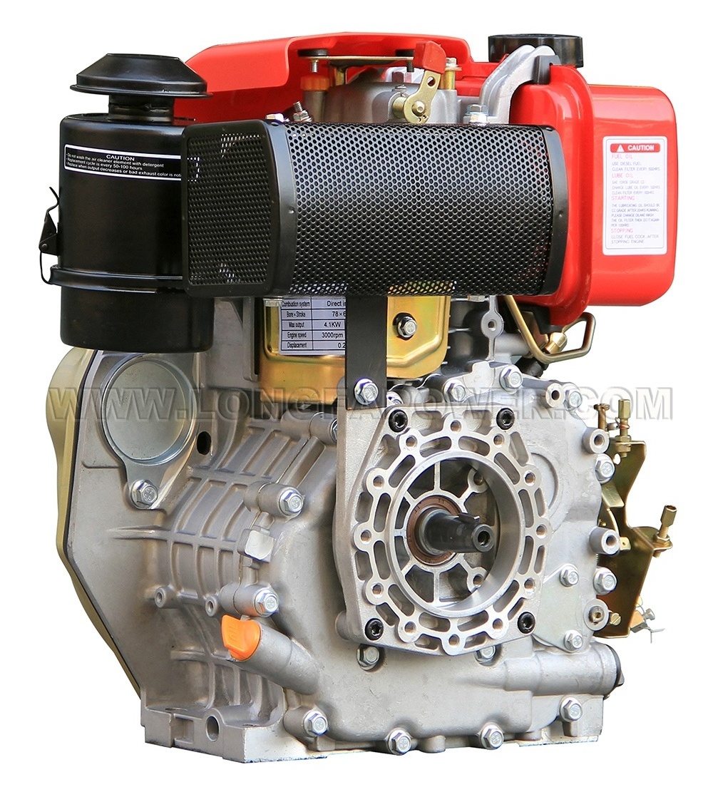 2022 new KAMAType 170F 178F 186F 188F 4HP 6HP 9HP 10HP 4 stroke air cooled single cylinder diesel engine for sale