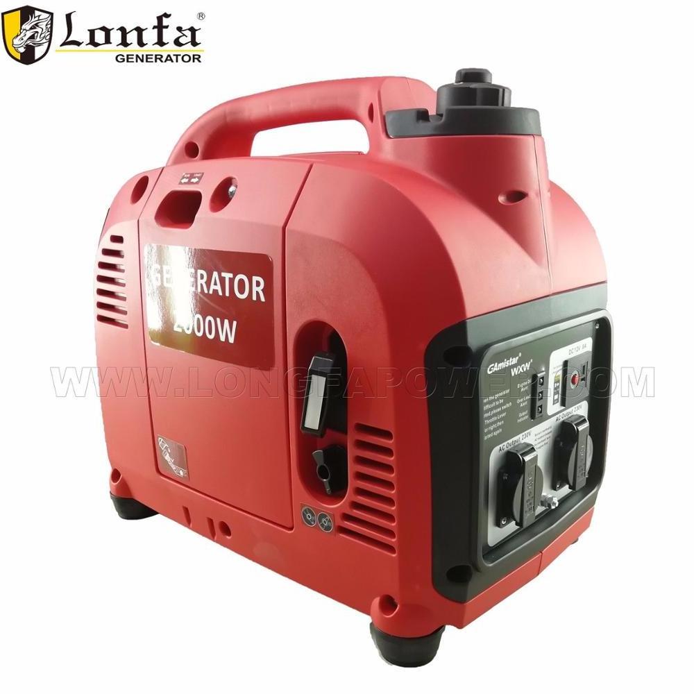 220 V 240 V 220V  240V 2KW 2000W Small Portable Silent Digital Gasoline Inverter Generator