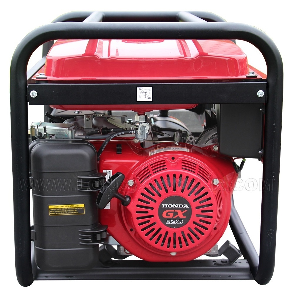 powered by HondaGX390 engine 5.5KW 5.5kva recoil start electric start optional highest quality petrol mini generator for home