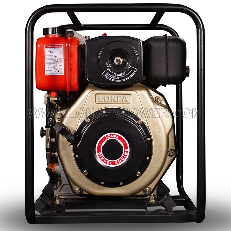 Hot Sale 186f 10HP 2inch 3inch 4inch Agricultural KIPOR KDE Water Pump Machine 2