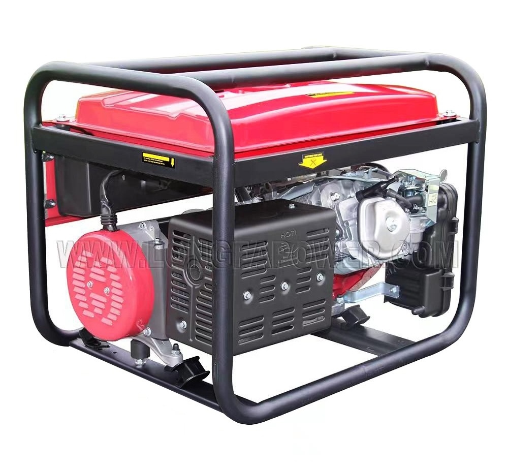 EPA Approval Factory Price 220V/50HZ 5KVA 6KVA 13HP 15HP Portable Petrol Gasoline Generator with Original Hondas Engine