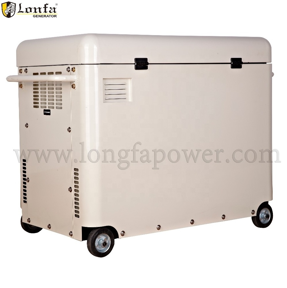 High Quality Portable 5kw 5kva 5000w 6kw 6kva 6000w Silent Soundproof Diesel Generator Set