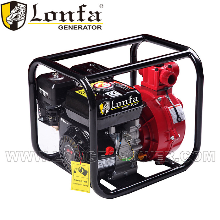 2 inch 7HP 170f fire fighting high pressure gasoline water pump