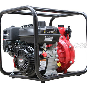 2 inch 7HP 170f fire fighting high pressure gasoline water pump