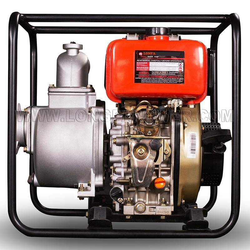 Hot Sale 186f 10HP 2inch 3inch 4inch Agricultural KIPOR KDE Water Pump Machine 2