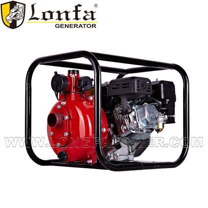 2 inch 7HP 170f fire fighting high pressure gasoline water pump