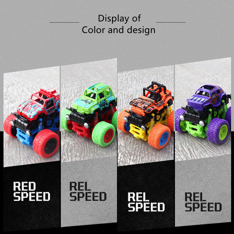 Hot Sale Kids Cars Toys Monster Truck Inertia SUV Friction Power Vehicles Boys Super Ride on Car Truck Children Gift Toys