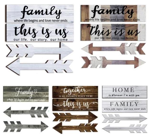 Wooden Family Signs Rustic Bless This Home Wall Decor Wood Family Decor Wall Art Farmhouse Entryway Sign Home Decoration