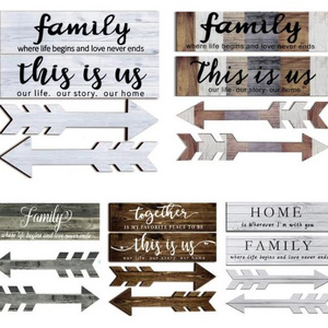 Wooden Family Signs Rustic Bless This Home Wall Decor Wood Family Decor Wall Art Farmhouse Entryway Sign Home Decoration