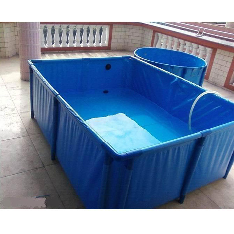 portable fish pond Foldable tarpaulin fish tank