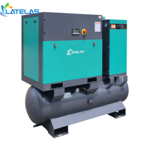 7.5kw 11kw 15kw 22kw 4 in 1 type Screw Air Compressor with big volume air tank