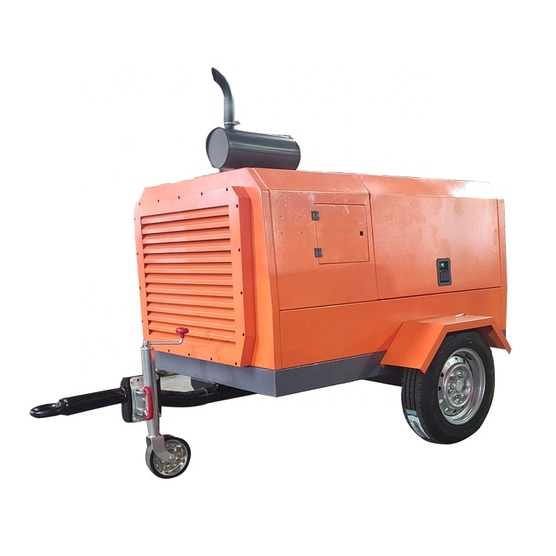 Drilling Rig Diesel Air Compressor Manufacturers Portable 15m3/min towable compressor diesel