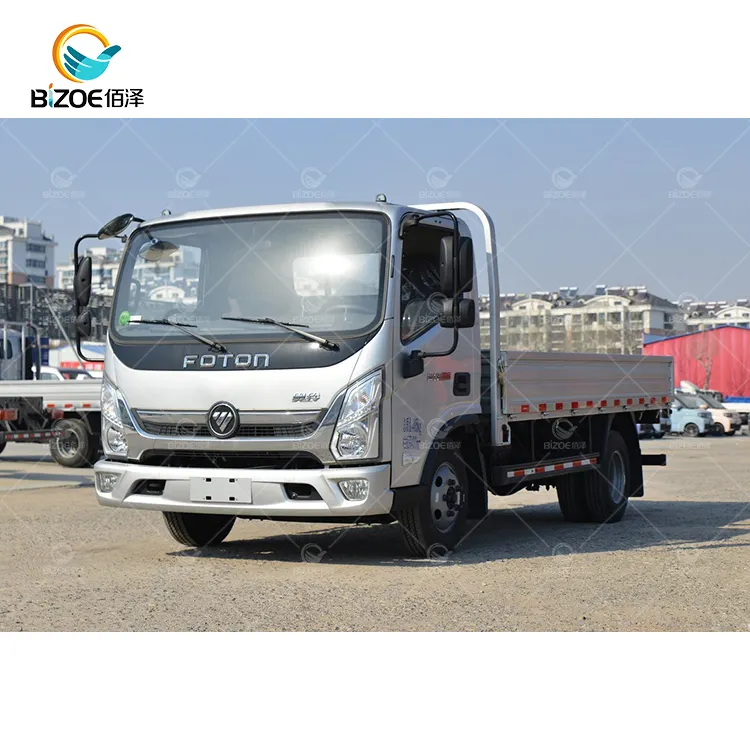 Foton brand 5 tons cargo truck  4*2 drive system on inventory