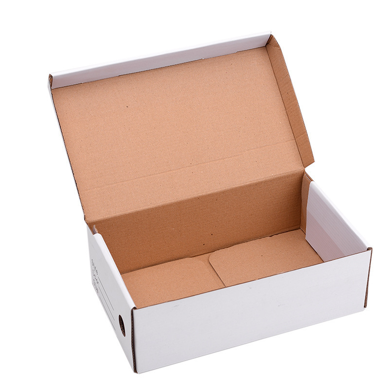 Carton Shoes Paper Box Display Design Handle Travel Box Excellent Empty Shoe Boxes With Custom Print