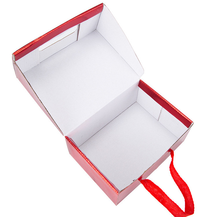 Carton Shoes Paper Box Display Design Handle Travel Box Excellent Empty Shoe Boxes With Custom Print