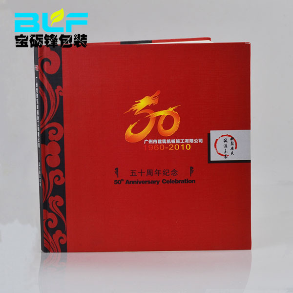 high quality good printing full color autograph book