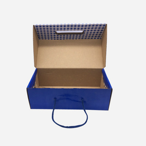 Carton Shoes Paper Box Display Design Handle Travel Box Excellent Empty Shoe Boxes With Custom Print