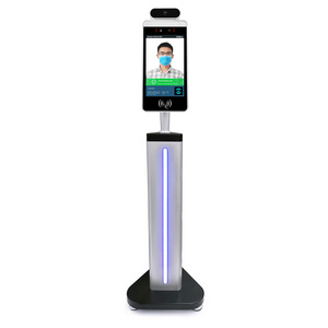 Best Sales 8inch Touch Access Control Kiosk Face Recognition Temperature Check Screening Kiosks with  Face Recognition Kiosk