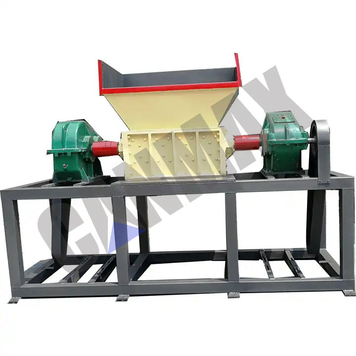 Promotion Banana Trre Waste Cloth Tree Double-Shaft Shredder