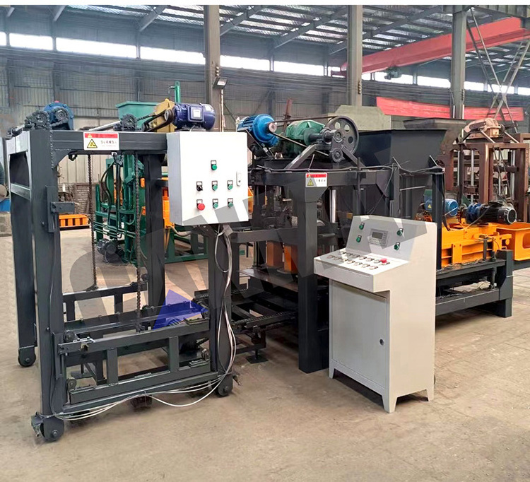 Factory Make Qt 26 Movable Diesel Block Making Automatic Press Machine Clay Brick