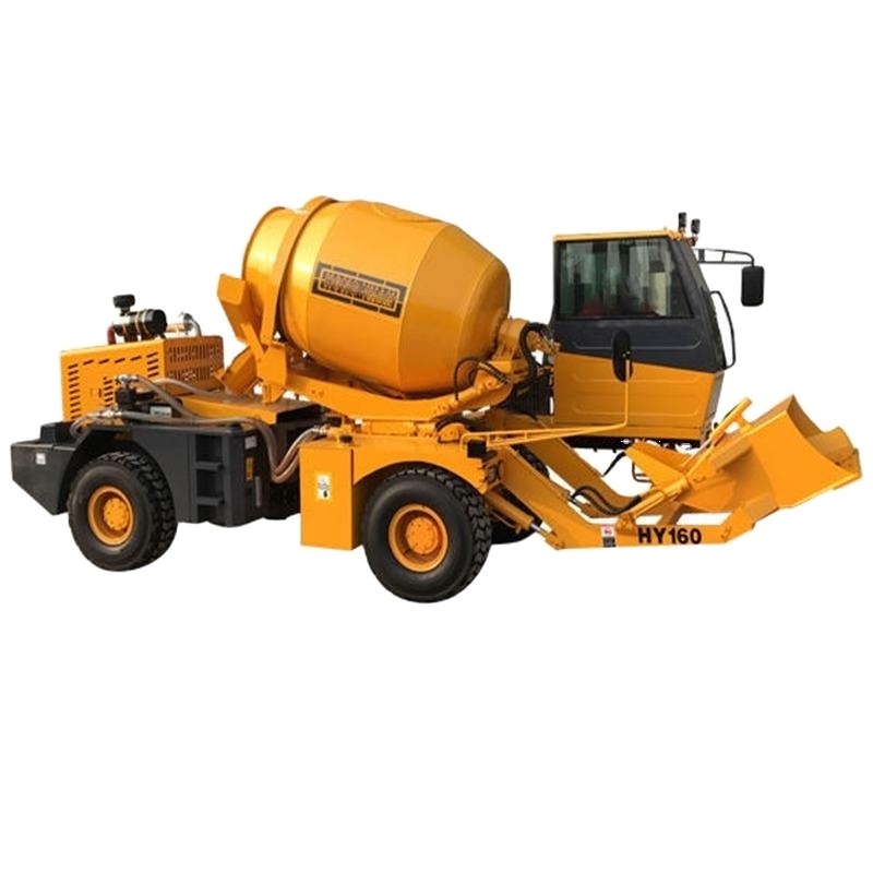 Factory Mini Portable Chut Mobile Self Loading .6M3 Concrete Mixer Truck