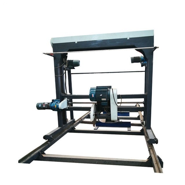 CANMAX Manufacturer Professional Mobile Woodworking Wood Circular Swing Twin Double Blade Angle Saw Sawmill Wood Cutting Machine