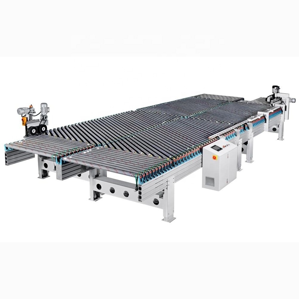 CANMAX Manufacturer Automatic Wood Process Transportation Feeding Power Belt Roller Conveyor Machine Woodworking Production Line