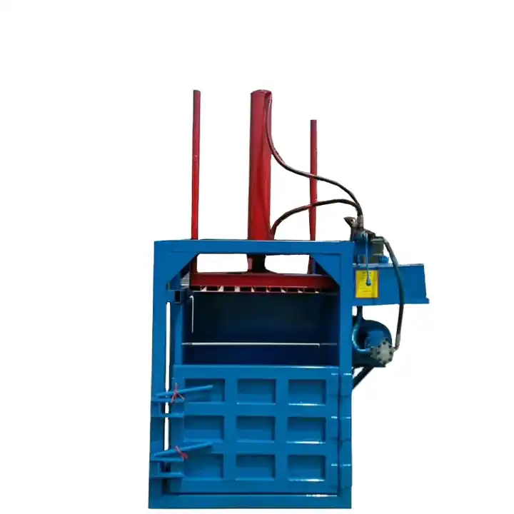 The New Listing Agricultural Part 50Kg Used Clothing Baling Machine Sino 870 Mini Round For Sale Vertical Baler