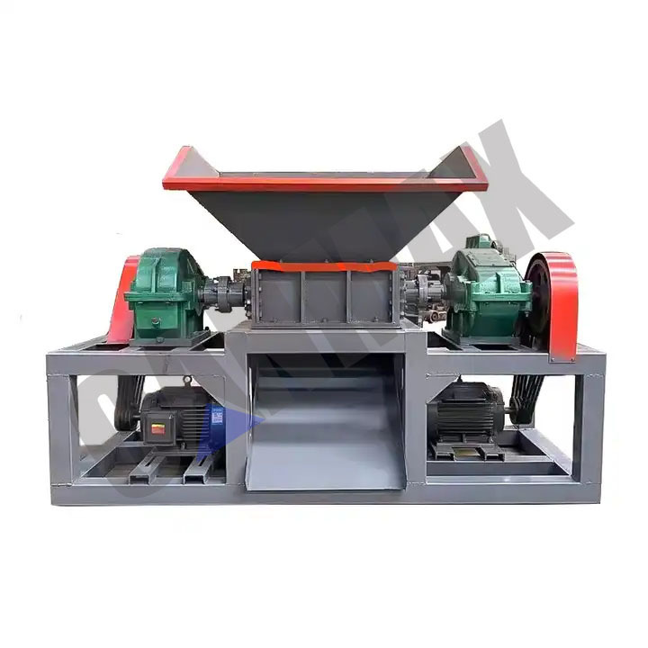 Genuine Waste Shoe Autofeed Paper Blade Double-Shaft Shredder